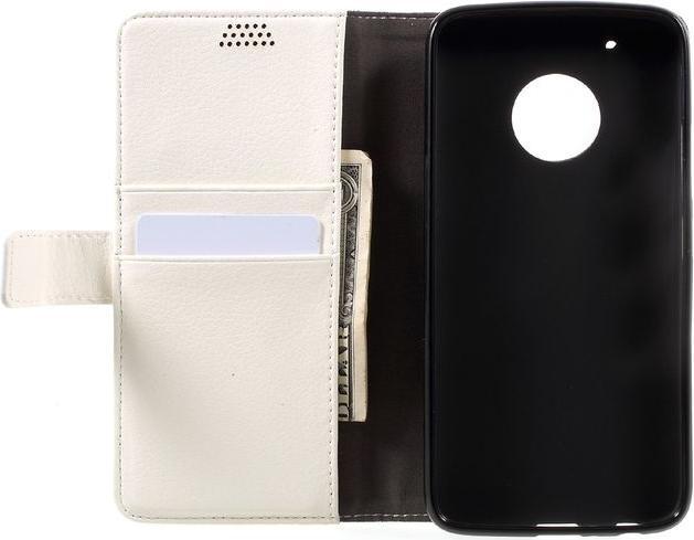 Produktbild MU Classic Handyhülle aus Leder mit Litchitextur (Motorola Moto G5 Plus)