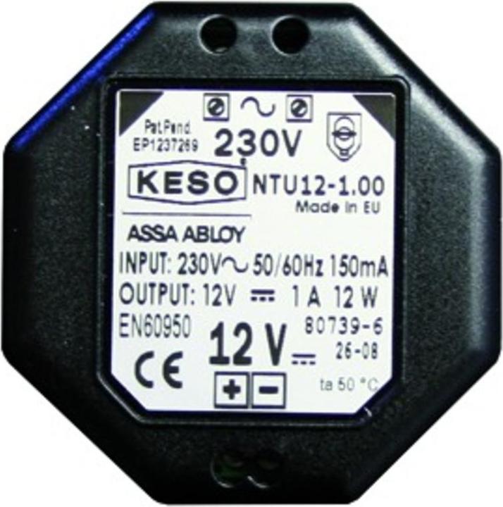 Actual product image Assa Abloy Power supply unit for flush mounting NTU-12-1.00