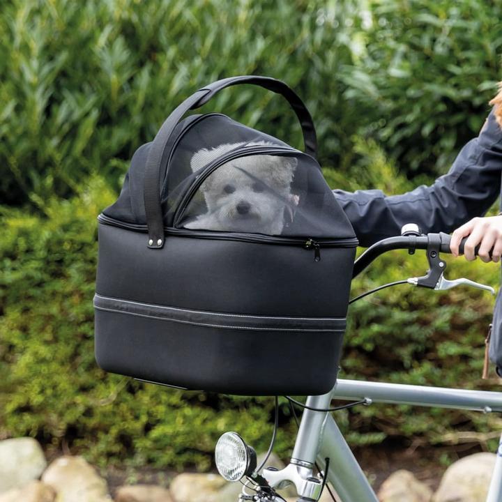 Immagine prodotto Trixie Cestino anteriore per bici (Cane, Riflettori, Pieghevole)