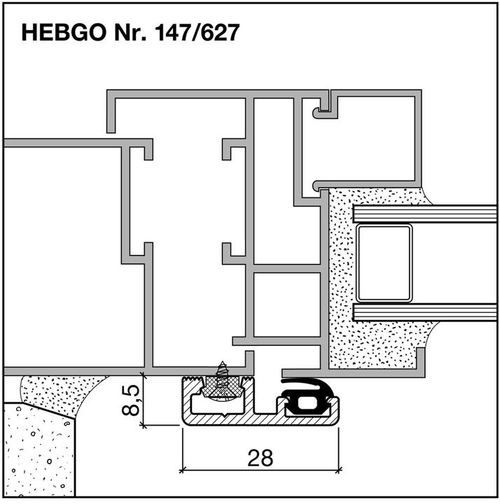 Produktbild Hebgo Halteprofile 147