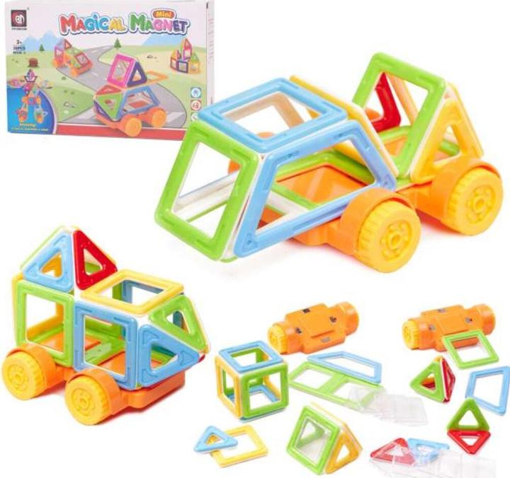 Produktbild Ikonka Magnetische Bausteine MAGICAL MAGNET MINI 38pcs 3+ v1