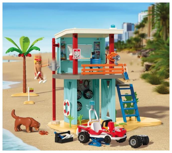 Immagine prodotto Playmobil Torre di salvataggio con buggy da spiaggia (71903, Playmobil La mia vita)