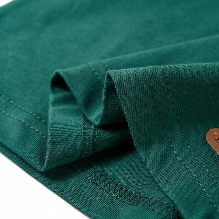 Immagine prodotto VidaXL Camicia a maniche lunghe per bambini verde 104,Materiale: 100 (104)