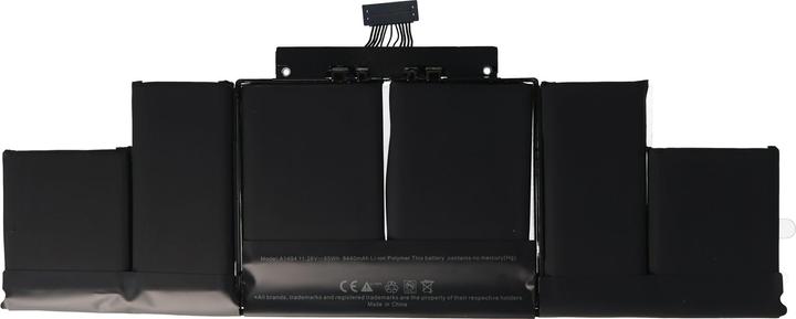 Image du produit AccuCell Akku A1398, MacBook Pro 15 (6 cellules, 8440 mAh)