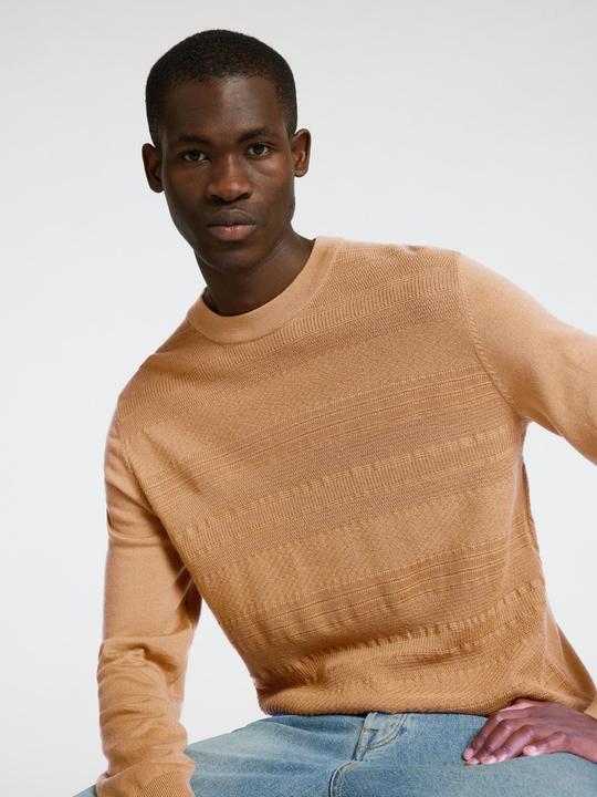 Produktbild Selected Homme 100% Merinowoll Pullover mit Rundhalsausschnitt (M)