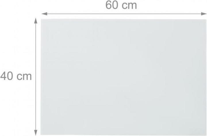Actual product image Relaxdays Magnetic Dry Erase Board (80 x 0.4 x 15 cm)