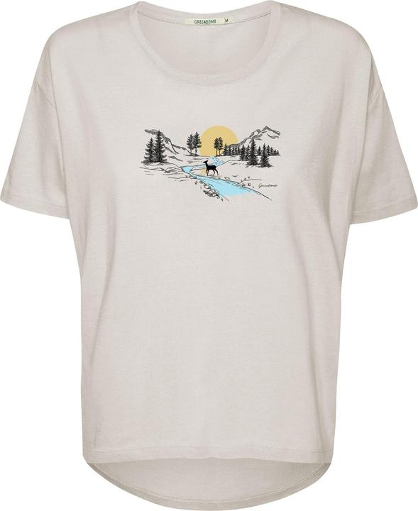 Image du produit Greenbomb Women's Nature Deer River Feel T-Shirt (L)