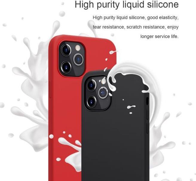 Actual product image Nillkin Flex Pure Series Silicone Sleeve (Apple iPhone 12 Pro Max)