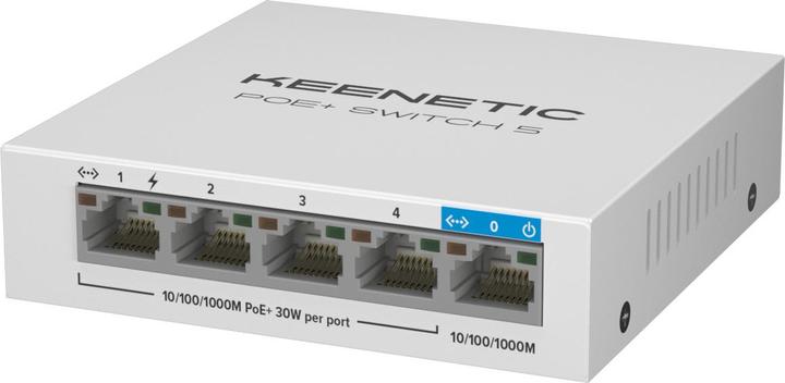 Immagine prodotto Keenetic Switch POE+ 5 UE Switch PoE+ 4 porte + 1 Uplink (5 Porti)
