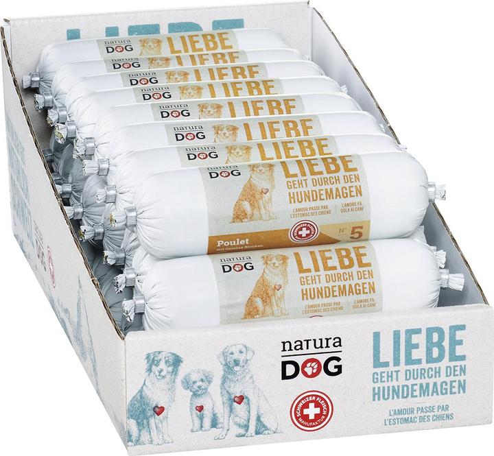 Produktbild NaturaDog Poulet mit Gemüse (Junior, Senior, Adult, 1 Stk., 200 g)