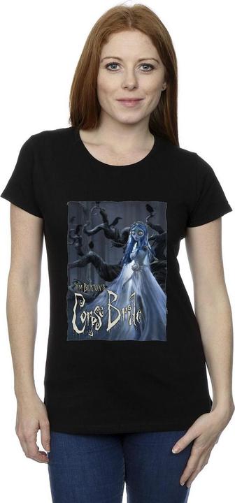 Actual product image Corpse Bride Womens/Ladies Wedding Gown Poster Cotton T-Shirt (XXL)