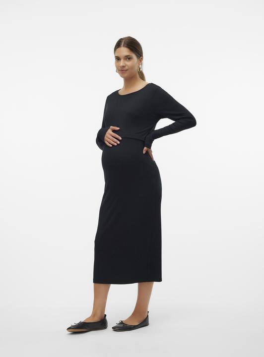 Immagine prodotto Mamalicious Abito midi aderente con scollo rotondo (XS)
