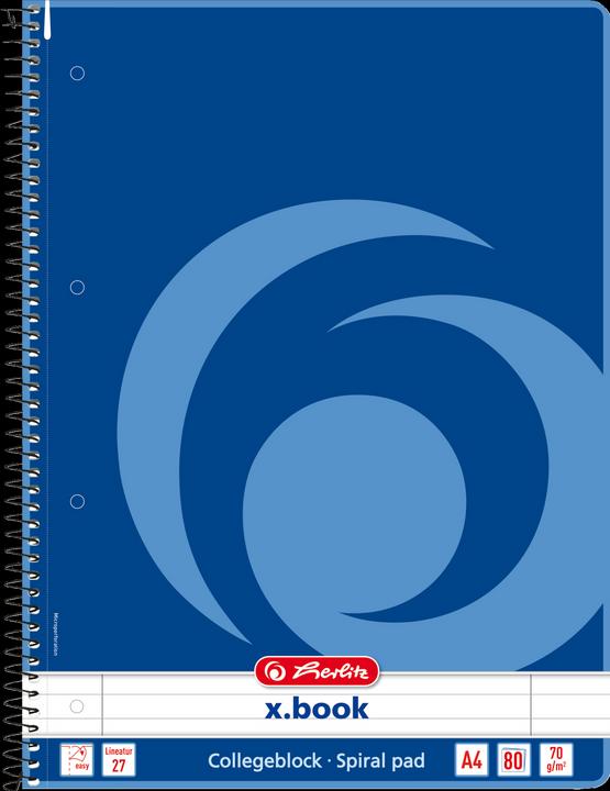 Image du produit Herlitz 306423 Carnet de notes (A4, Non contraignant)