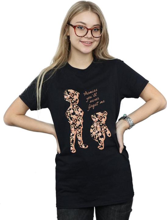 Immagine prodotto Disney Winnie The Pooh Promise You'll Never Forget Maglietta Ampia Donna (3XL)