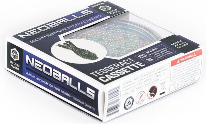 Produktbild Neoballs Kugelmagnete Pistole-Metall - Tesserakt-Kassette