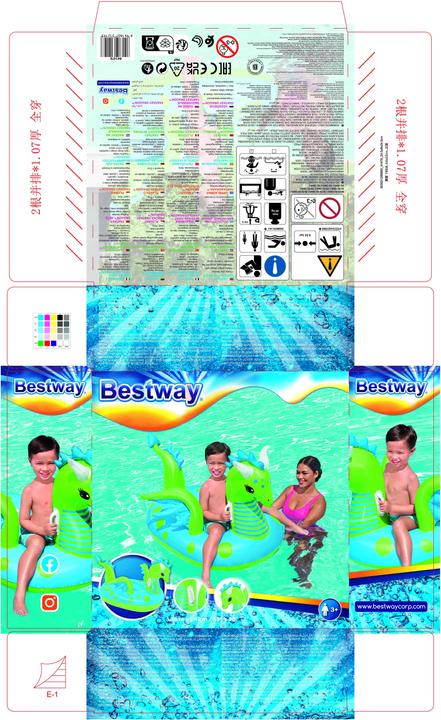 Actual product image Bestway Inflatable Figure Fantasy Dragon Ride-On
