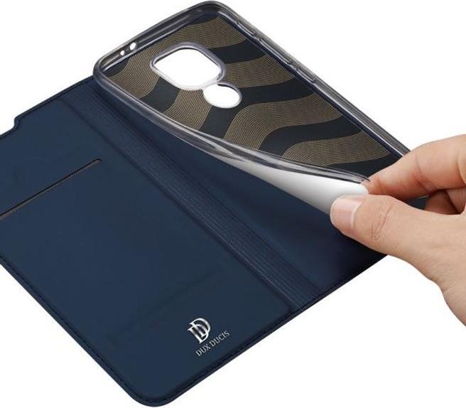 Actual product image Dux Ducis Skin Pro Series Bookcover (Motorola Moto G9 Play, Motorola Moto E7 Plus)