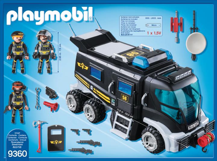 Produktbild Playmobil City Action SEK-Truck (9360, Playmobil City Action)