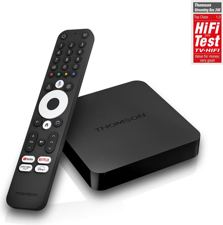Thomson Streaming BOX: 4K UHD Google TV (8 GB, iOS 12)