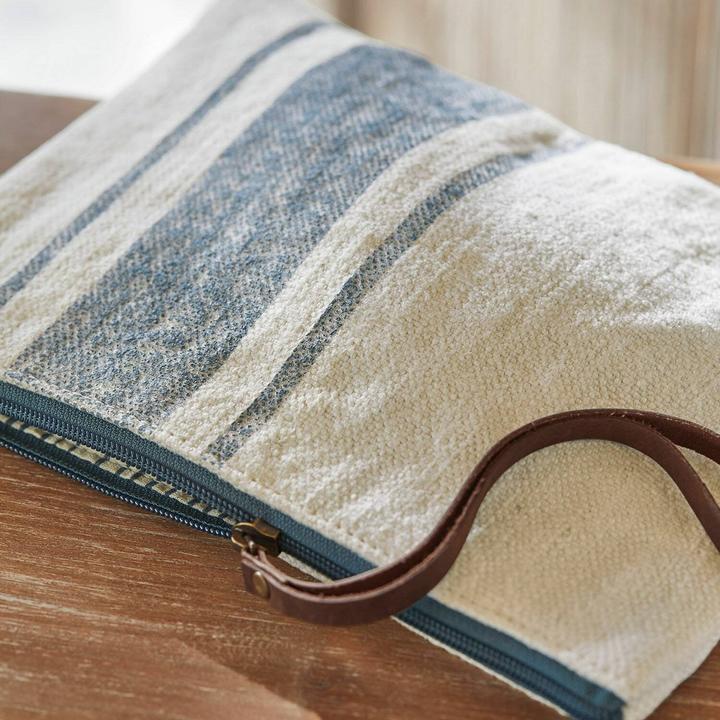 Immagine prodotto Loberon Borsa per cosmetici Ligré bianco/blu