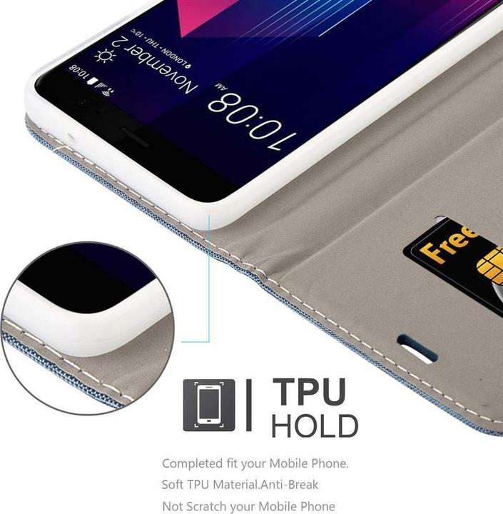 Productafbeelding Cadorabo Boek Jeans Optiek Cover (HTC U11+)
