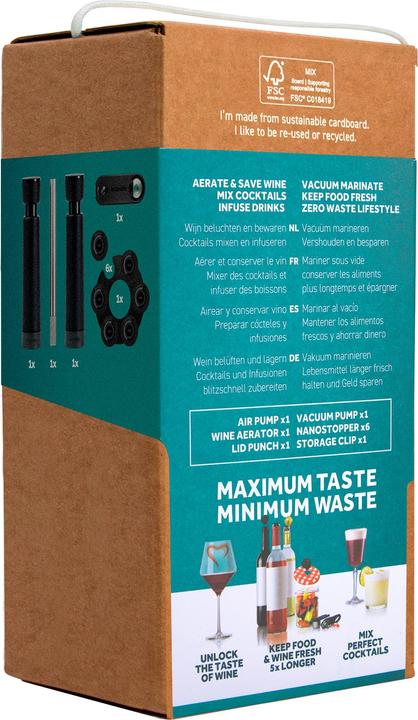 Actual product image Airtender Food&Wine Vacuum Air Pump (Wine pump)