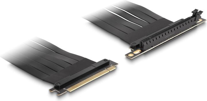 Image du produit Delock Carte Riser PCI Express x16 mâle vers x16 slot coudé à 90° avec câble 60 cm