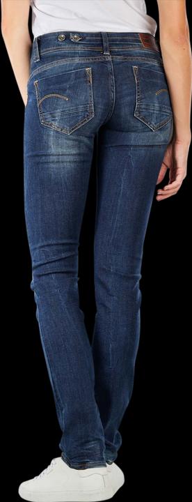 Actual product image G-Star Midge Saddle Mid Straight Jeans Neutro dk aged (W34/L34)