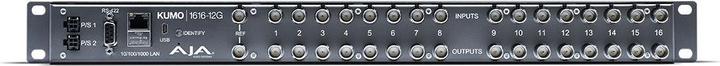 Actual product image AJA Video KUMO Compact 16x16 12G-SDI Router