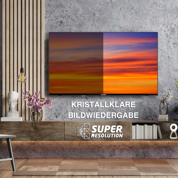 Actual product image Telefunken XF40AN750M (100 cm (40 inch), black, FullHD, triple tuner, SmartTV, Android operating system) (40", LED, Full HD, 2023)