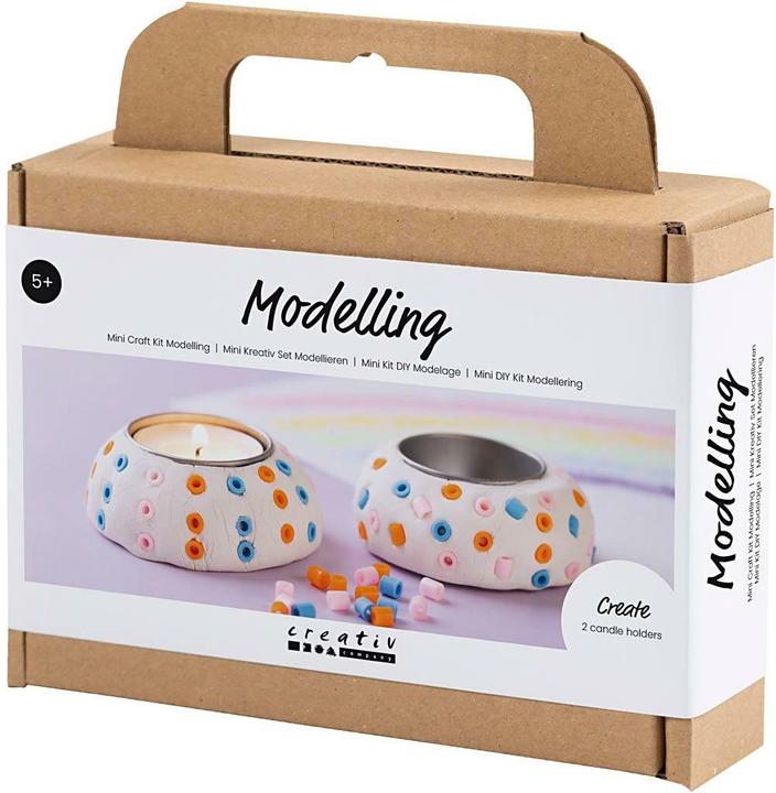 Image du produit Creativ Company Kit de bricolage Modélisation Porte-bougies à chauffe-plat