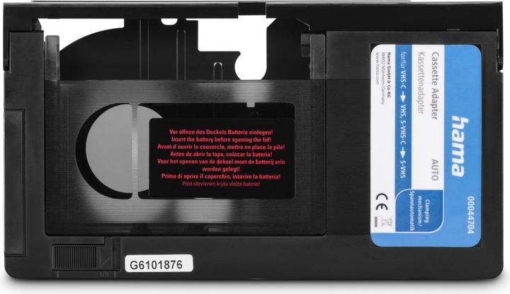 Image du produit Hama Adaptateur pour cassette vidéo VHS-C / VHS (Accessoires vidéo divers)