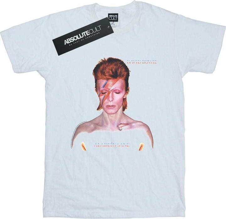 Actual product image David Bowie Mens Aladdin Sane Version T-Shirt (M)