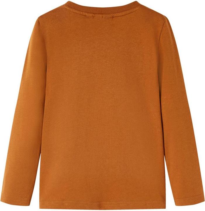Immagine prodotto VidaXL Camicia da bambino a maniche lunghe Cognac 116,Materiale: 100 (116)