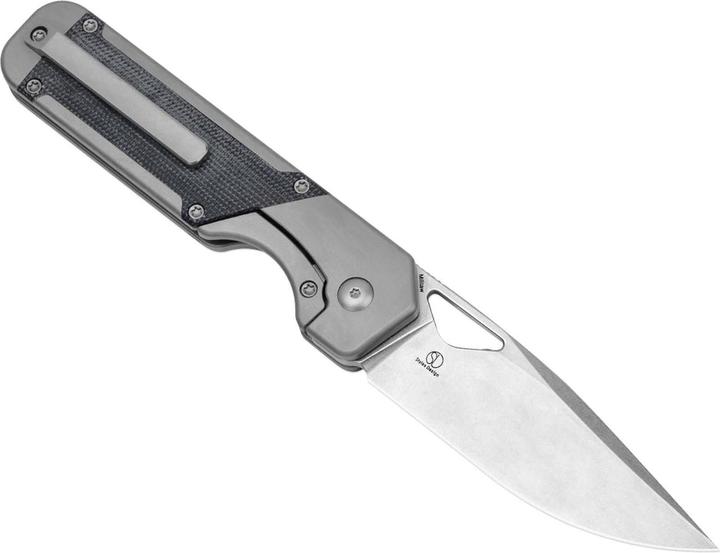 Produktbild Kizer Militaw Titanium Micarta Grey (8.50 cm)