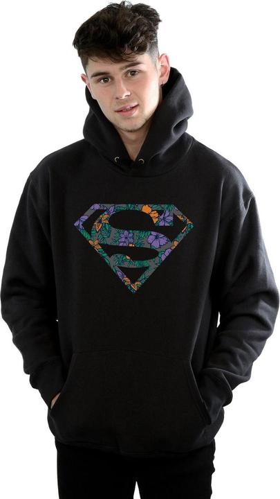 Produktbild Superman Floral Logo 1 Kapuzenpullover (XXL)