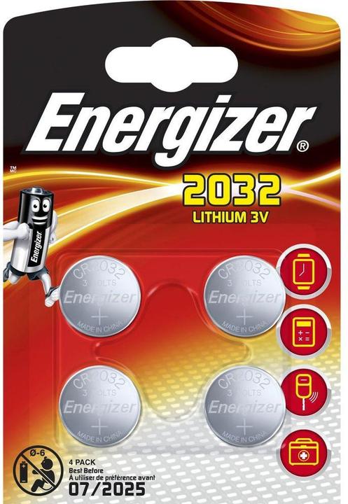 Produktbild Energizer Lithium (4 Stk., CR2032, 235 mAh)