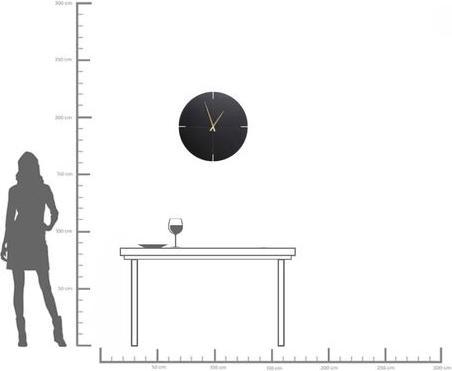 Image du produit Kare Design Horloge murale Andrea noir Ø60cm (60 cm)
