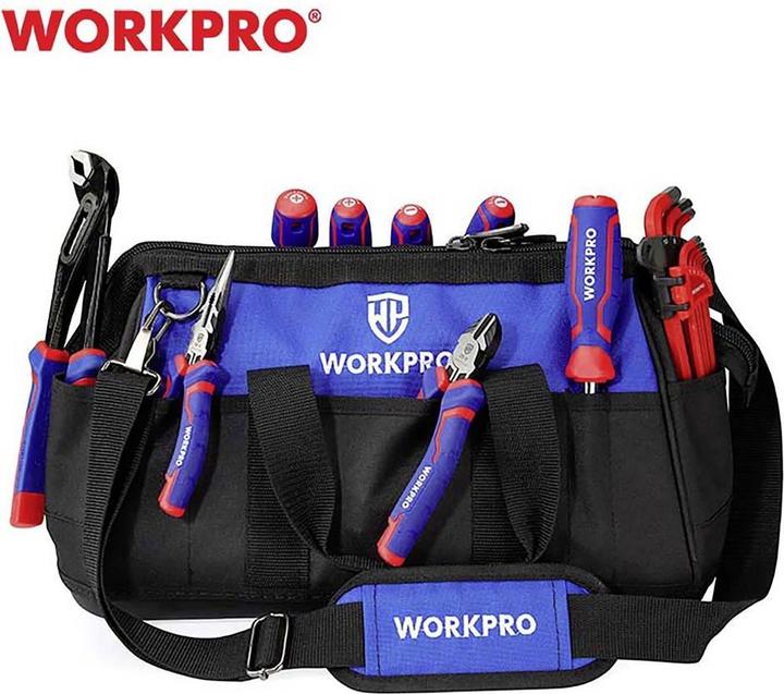 Actual product image Workpro WP281026 Tool bag empty (L x W x H) 510 x 260 x 290 mm (5 pieces)