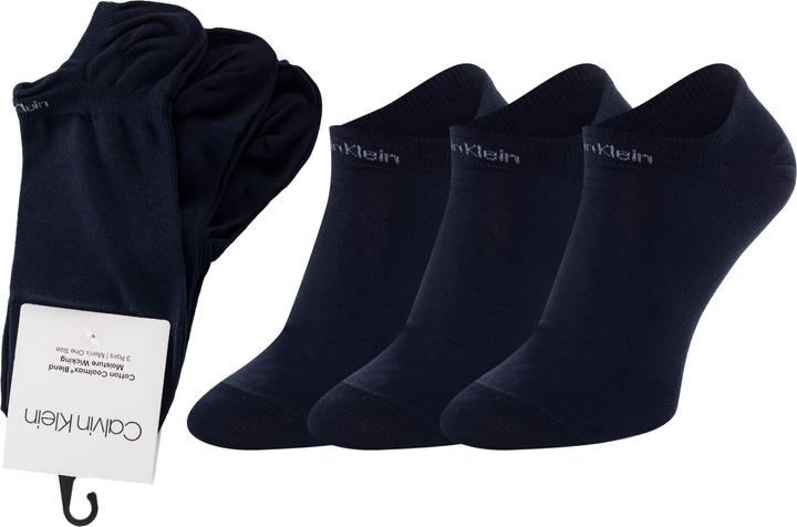 Produktbild Calvin Klein Herren Sneakersocken ECL376, 3er Pack, BLACK, 40/46 Socks, navy, ONE SIZE (3er Pack, 40 - 46)