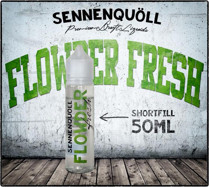 Produktbild Sennequöll Sennenquöll Originals Flowder Fresh Shortfill 50ml (Pfeffer, Fisch)