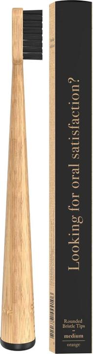 Produktbild Natch Bamboo Toothbrush Premium BLACK (Weich, 1 x)