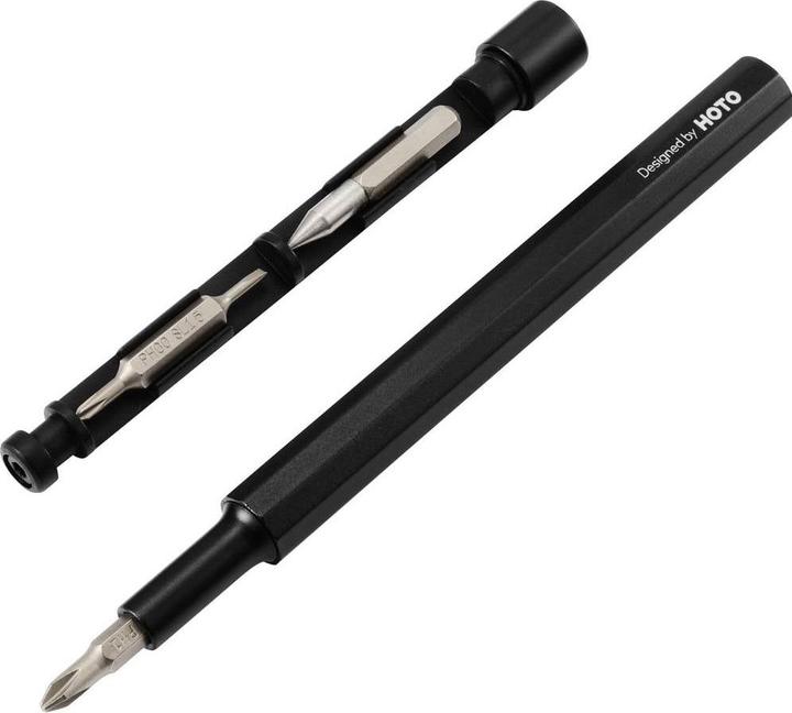 Actual product image Xiaomi Pocket precision screwdriver and fountain pen 5-in-1 HOTO QWLSD013 (black) (Port)