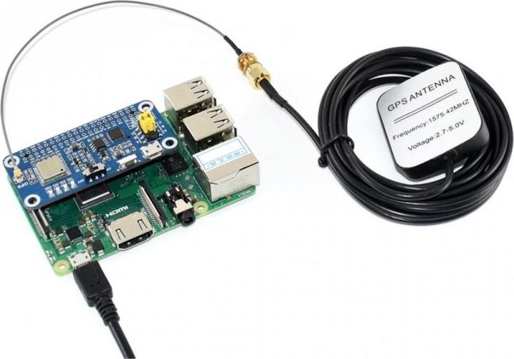 Produktbild WaveShare L76X Multi-GNSS / GPS / BDS / QZSS HAT für Raspberry Pi