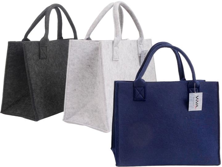 Viva Einkaufstasche Filz ca 35 x 20 x 28 cm