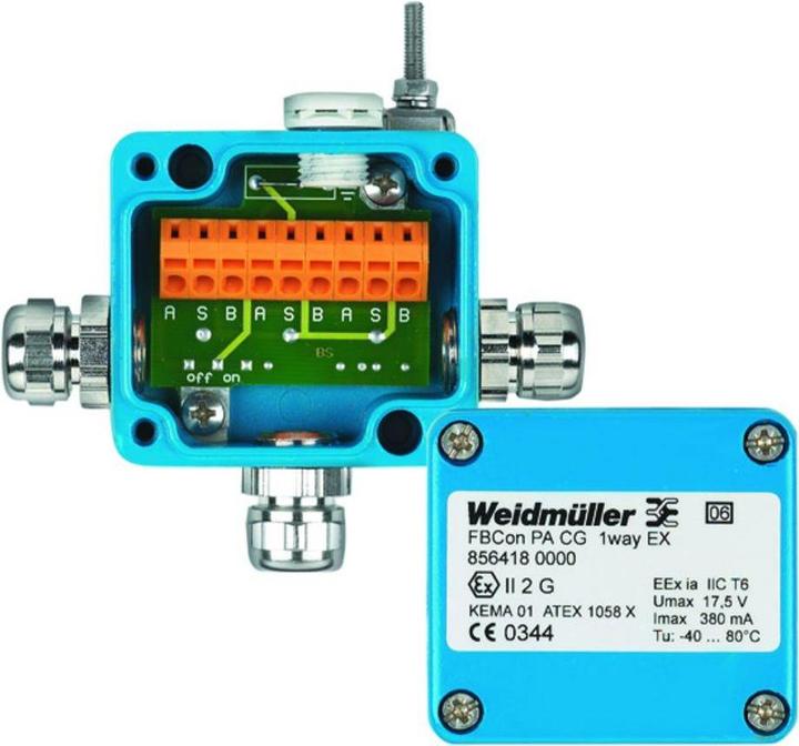 Produktbild Weidmüller Standardverteiler für Den Ex-B (Verteiler)