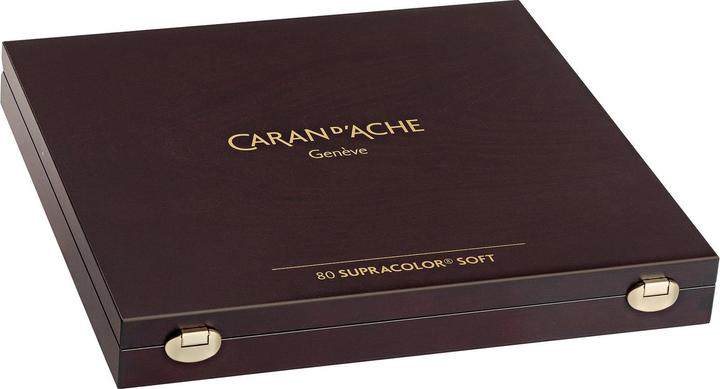 Produktbild Caran d'Ache Supracolor Aquarelle Holzkoffer (Mehrfarbig, 80 x)