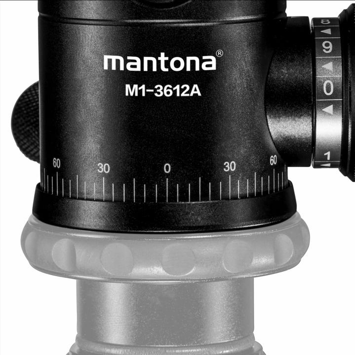 Produktbild mantona Onyx 12 Kugelkopf (Kugelkopf)
