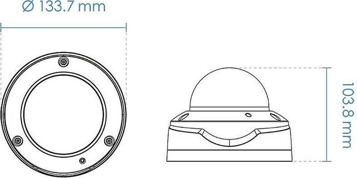 Actual product image Vivotek FD9388-HTV Network Surveillance Camera (2560 x 1920 pixels)
