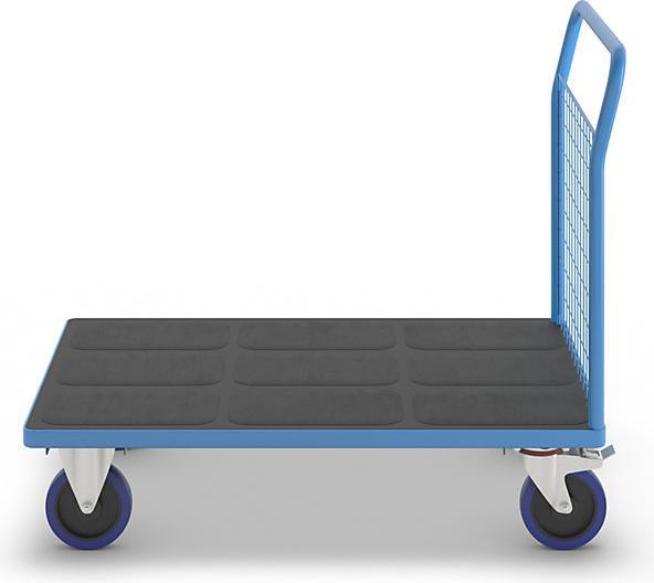 Actual product image eurokraft pro Platform truck with mesh panels, shelves LxW 1200 x 800 mm, fully elastic. (500 kg)